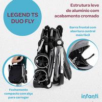 Travel System Legend TS DUO FLY Grey Bold